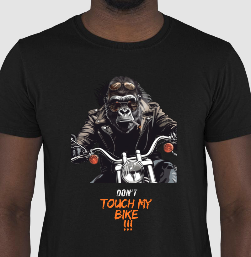 Camiseta Motociclista DONT' TOUCH MY BIKE