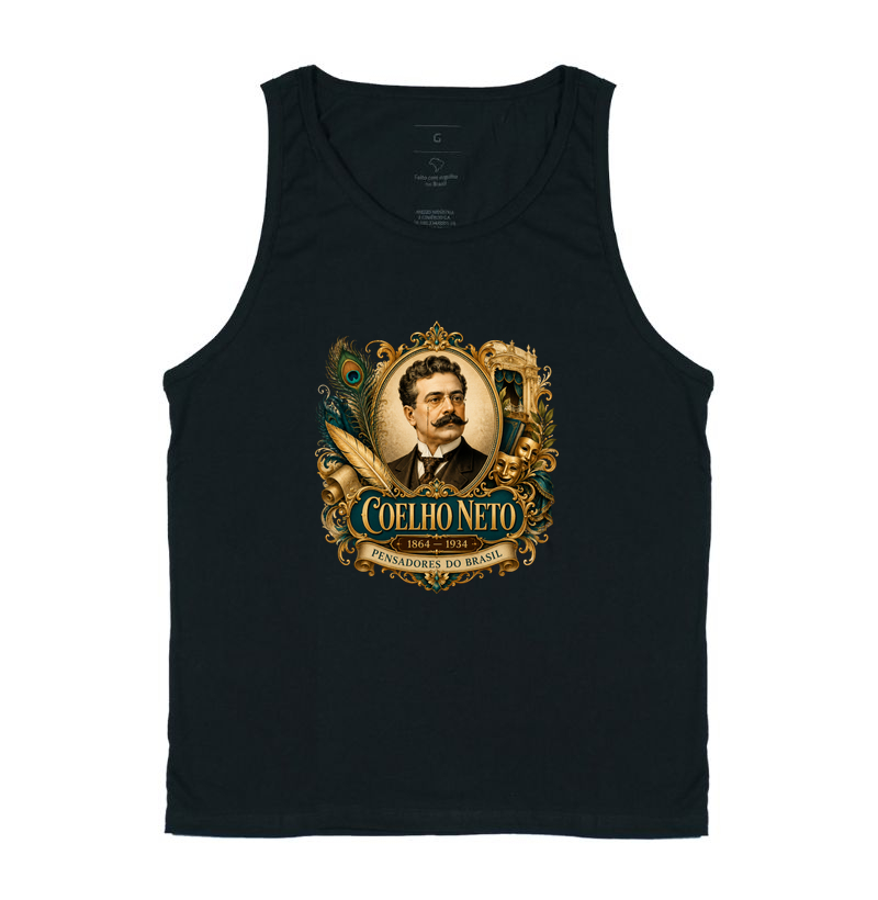 Camiseta Coelho Neto - Pensadores do Brasil