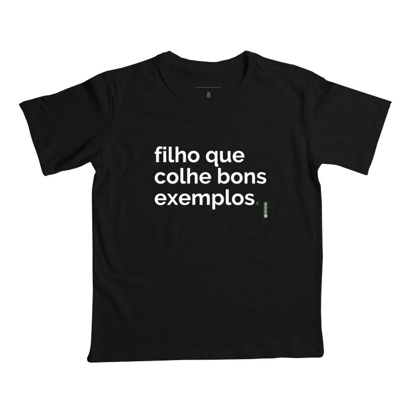 CAMISETA INFANTIL BOM EXEMPLO