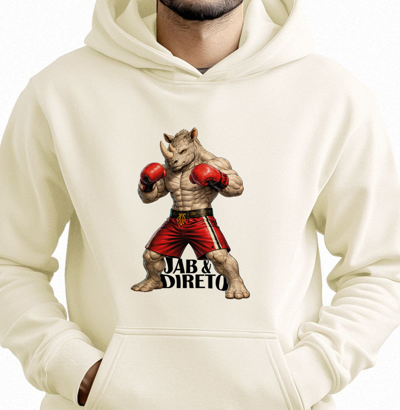 Moletom Rinoceronte - Jab & Direto