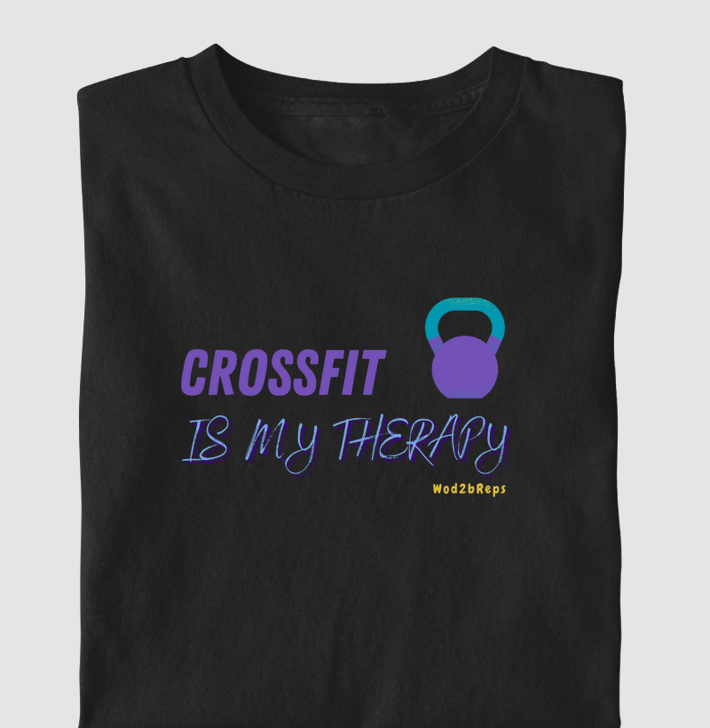 Camiseta_Crossfit is my therapy