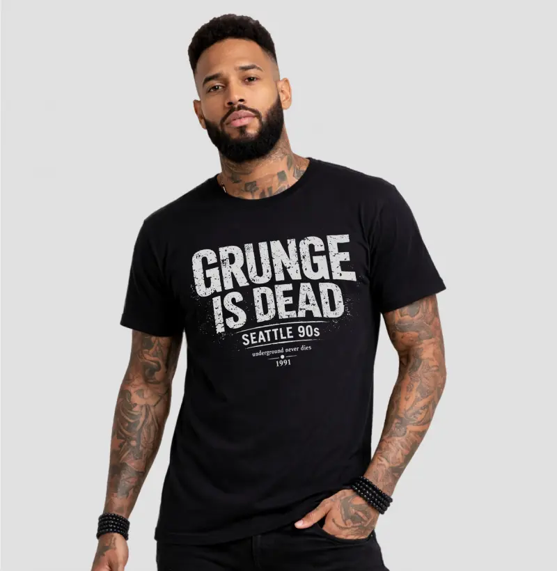 Camiseta Grunge Is Dead | Últimas Palavras