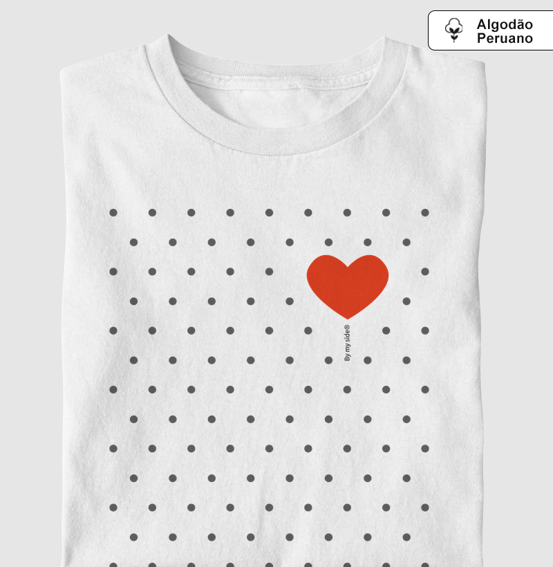 AMO POÁ - Algodão Peruano - Camiseta Algodão Peruano