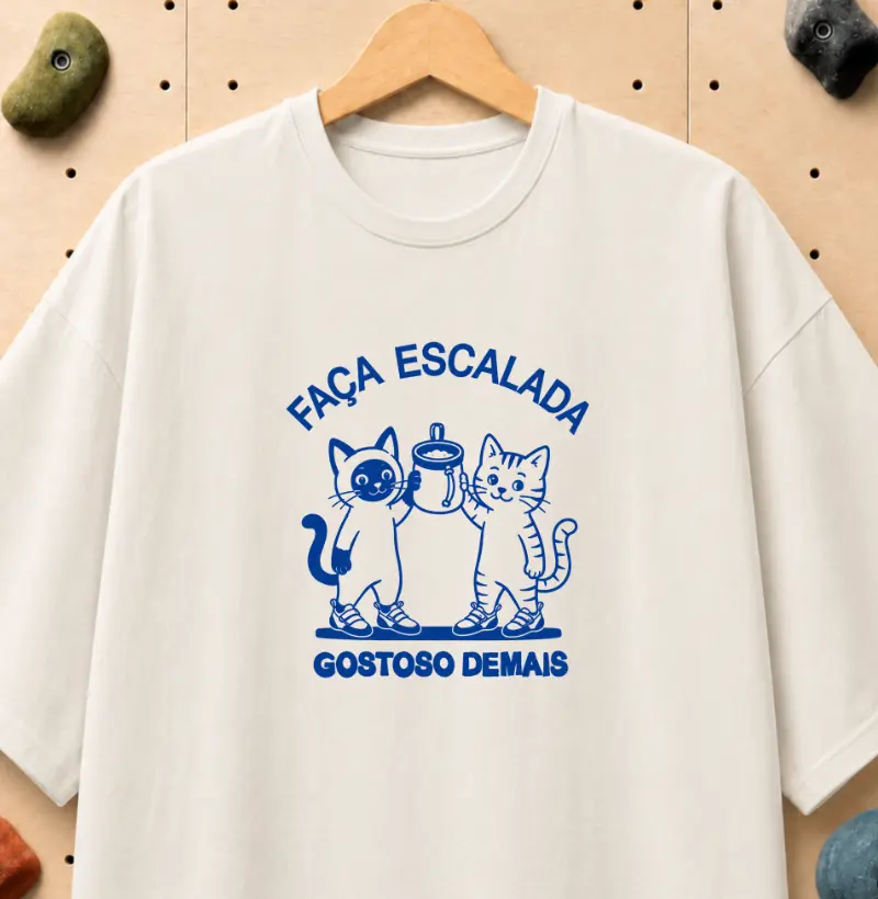 faça escalada - oversized