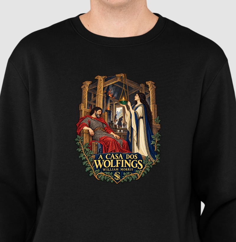 A Casa dos Wolfings — A lâmpada do salão — Suéter - Suéter Moletom