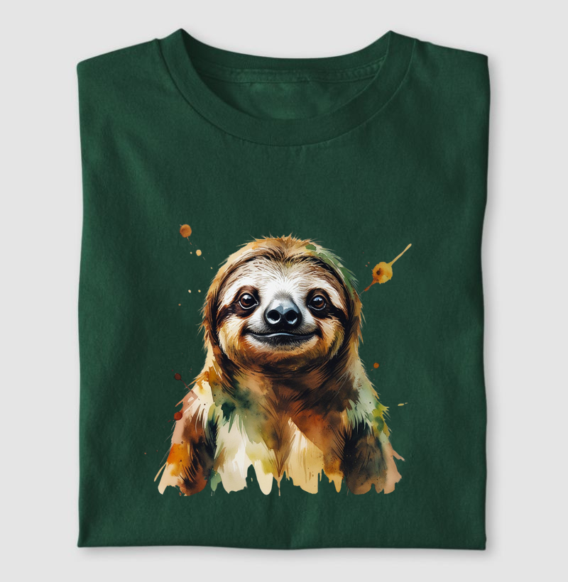 Bicho Preguiça aquarela