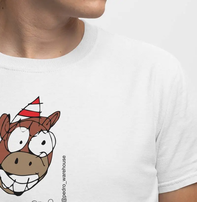 CAMISETA MASC/FEM - CAVALO CARAMELO