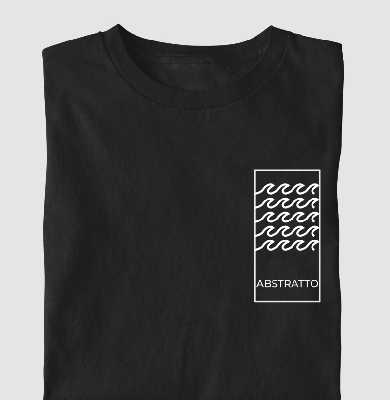 Camiseta Infantil Abstratto Ondas