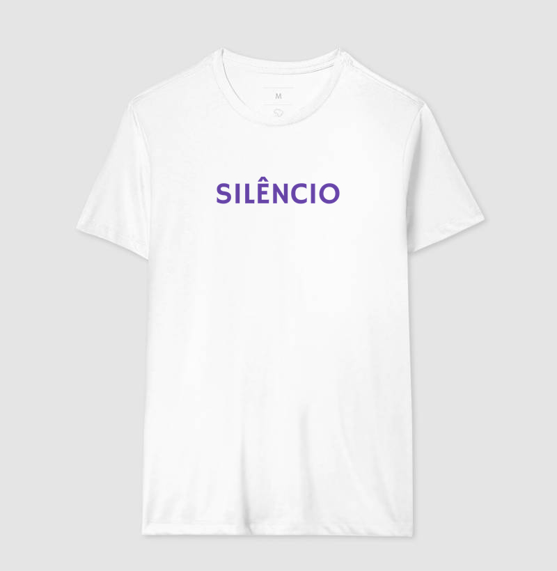 🟣 Camiseta Silêncio  Sahasrāra 