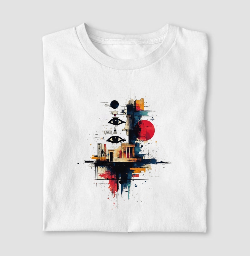 Camiseta Egito Abstrato