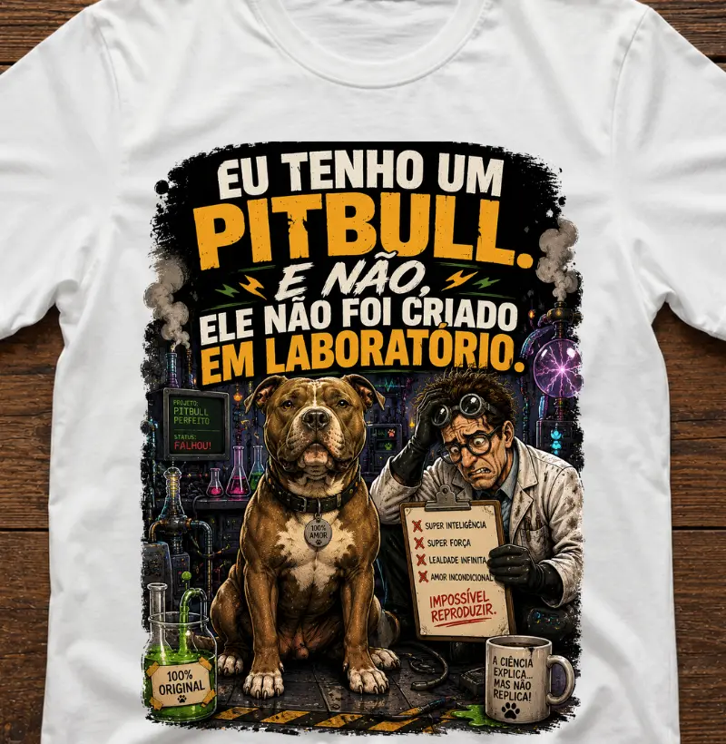 EU TENHO UM PITBULL. E NÃO, ELE NÃO FOI CRIADO EM LABORATÓRIO. A CIÊNCIA EXPLICA...MAIS NÃO REPLICA!