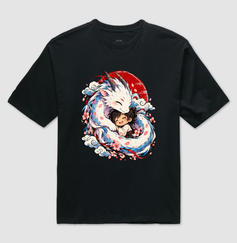 Ryū — Abraço Protetor - Camiseta Oversized