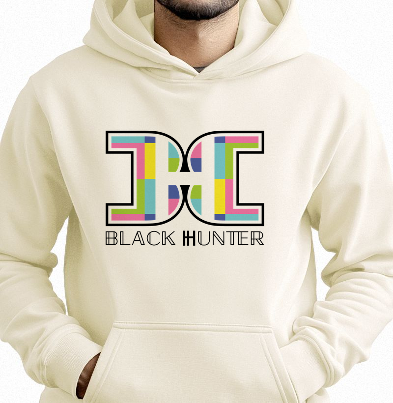 moletom classic color black hunter