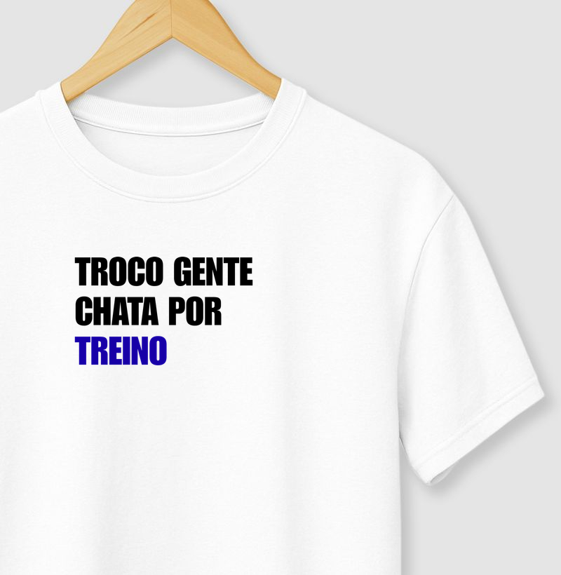 Troco gente chata por treino.