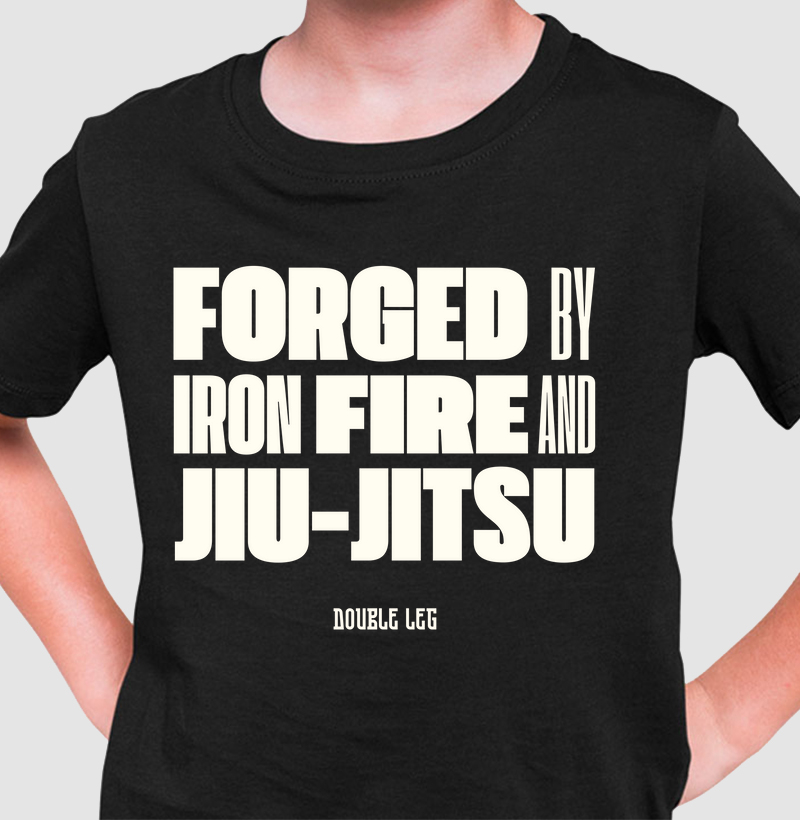 Camiseta infantil "FORJADO PELO JIU-JITSU"
