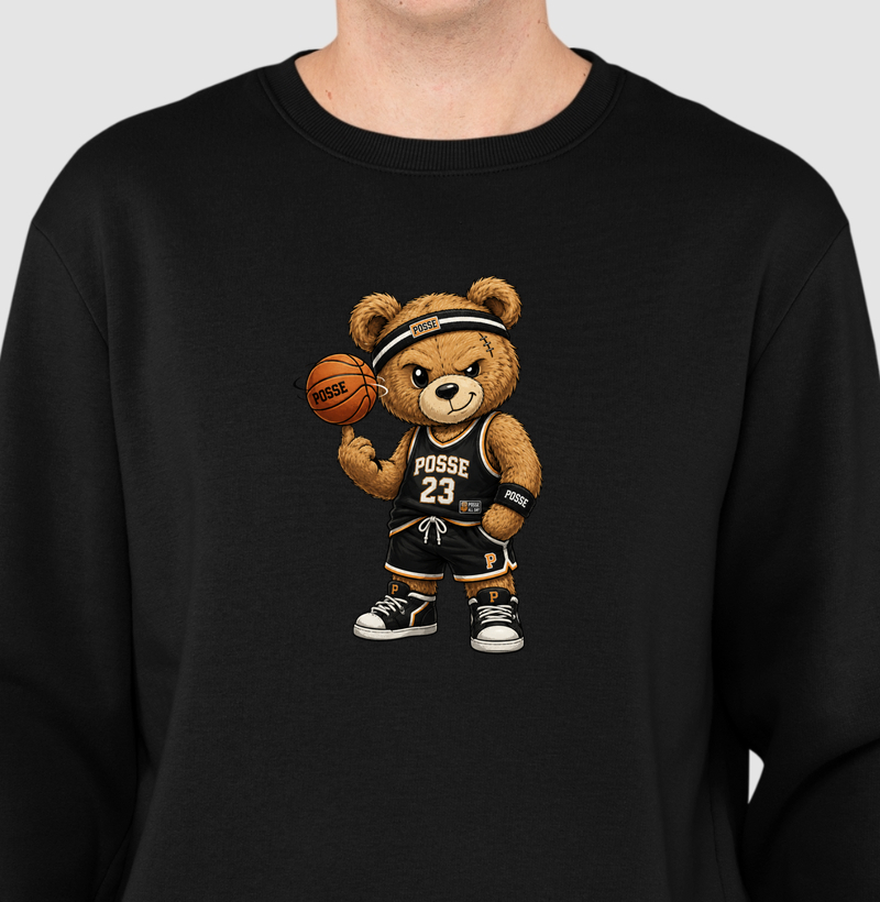 Suéter Urso Rei da Quadra