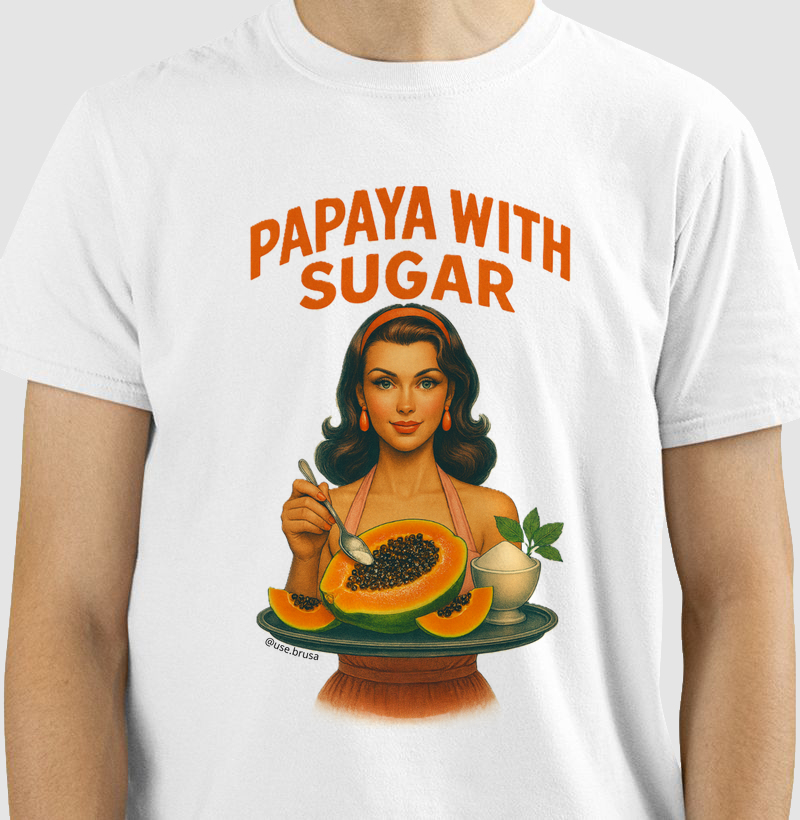 Papaya with sugar