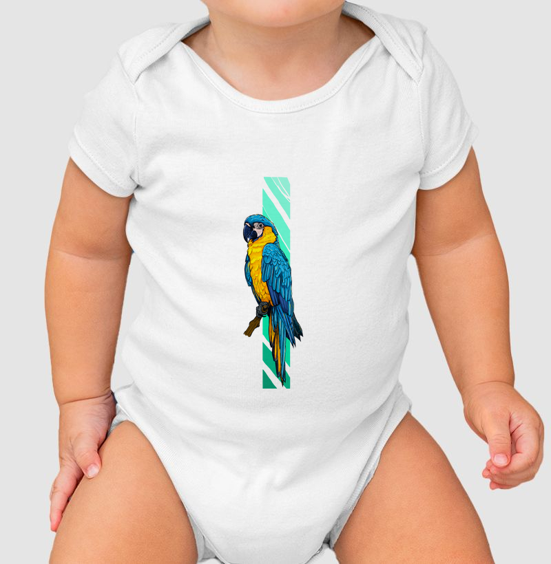 Body Infantil Arara Canindé