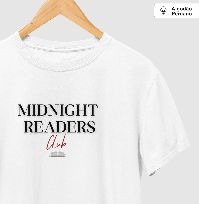 Camiseta Algodão Peruano Midnight Readers Club