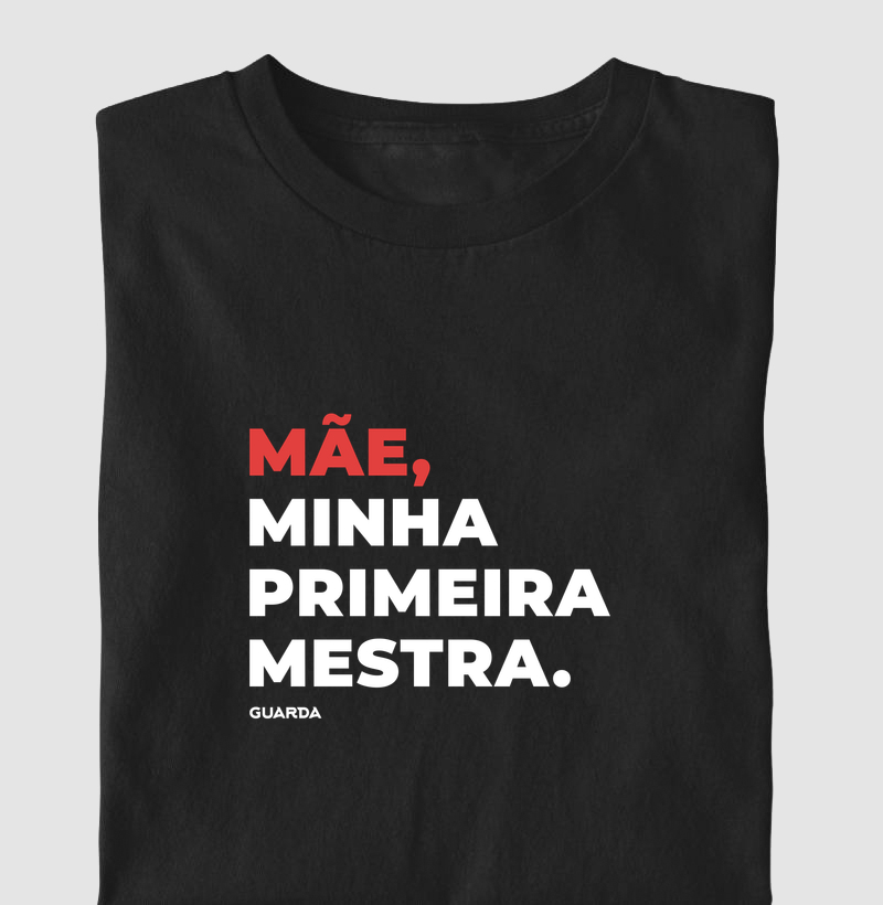 Mãe, minha primeira mestra