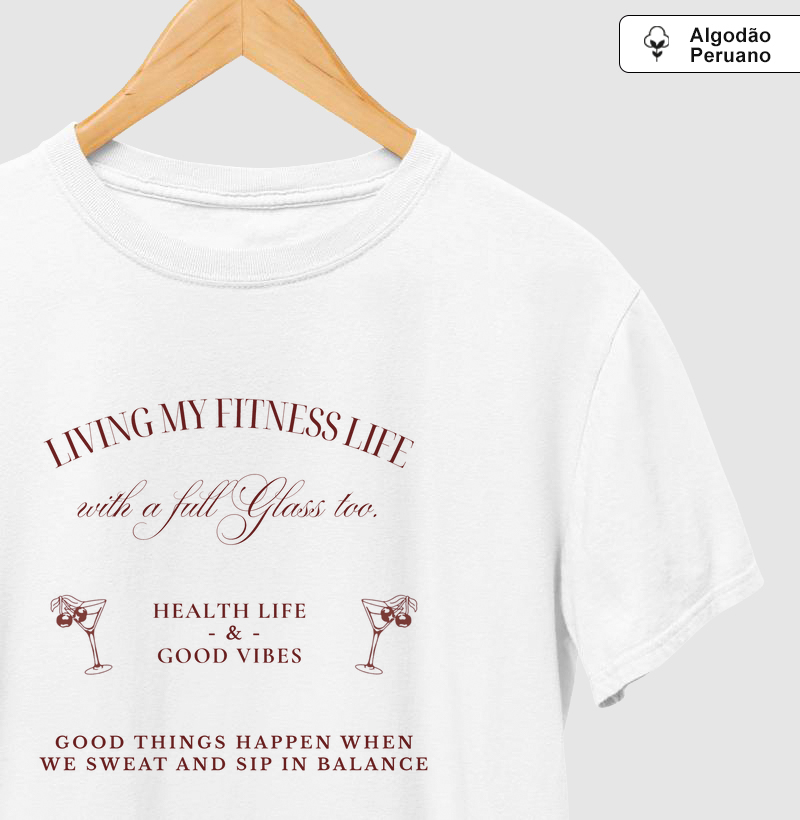 Fitness life, full glass too