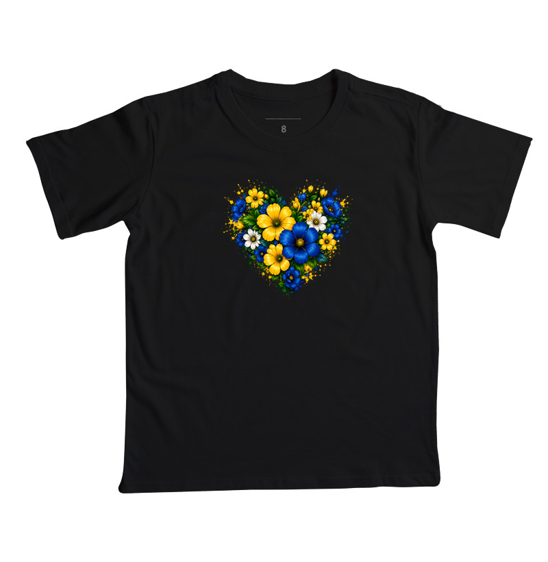 Coração em flor