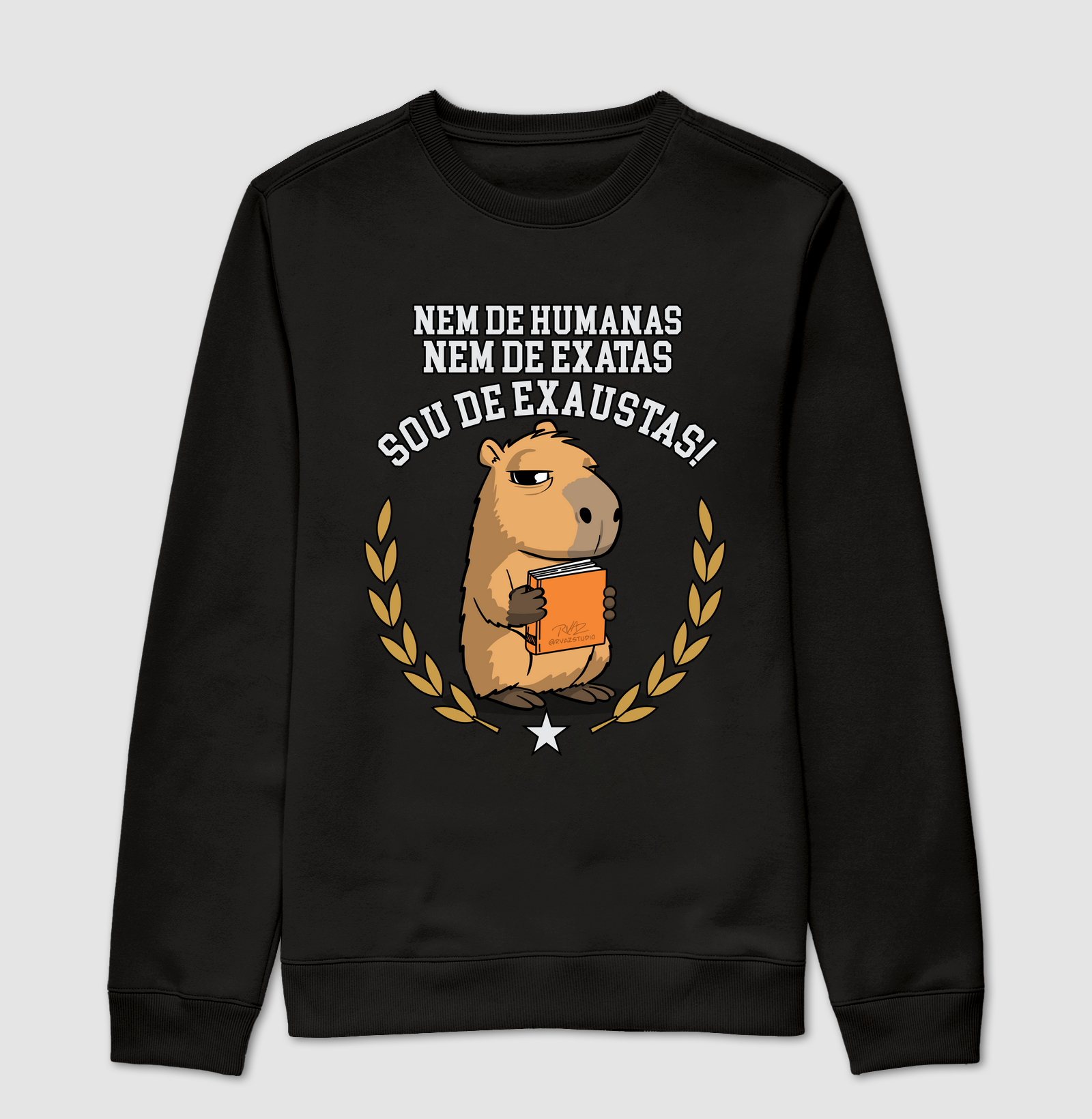Camiseta Capivara Exaustas - Suéter Moletom