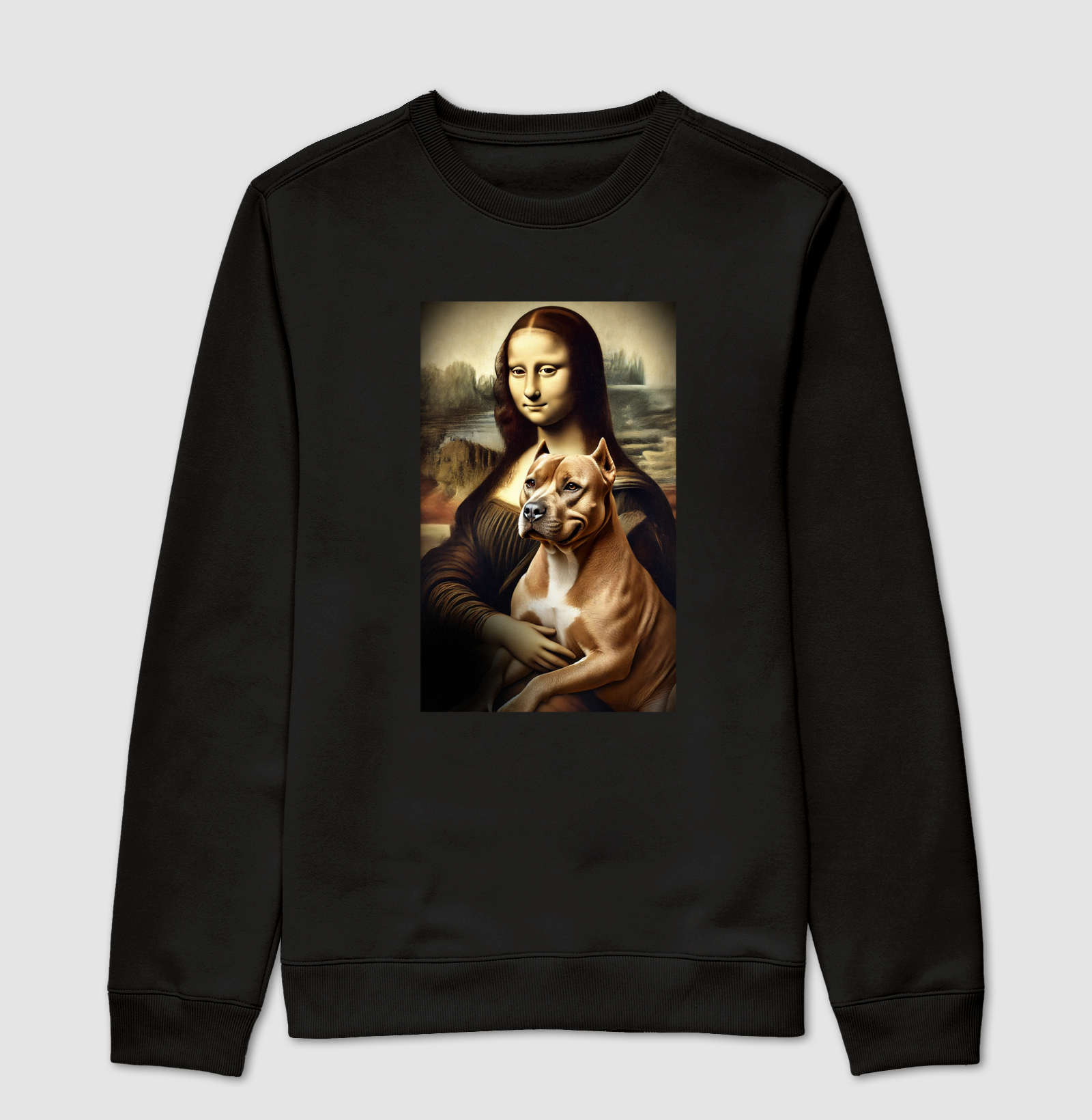 MONALISA COM PIT BULL