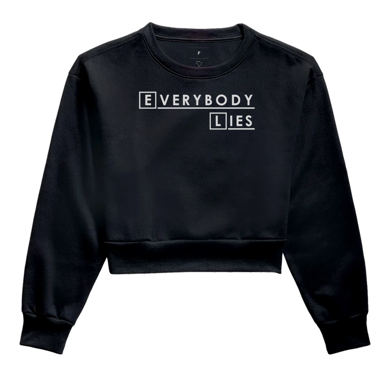 Everybody Lies - Cropped Moletom