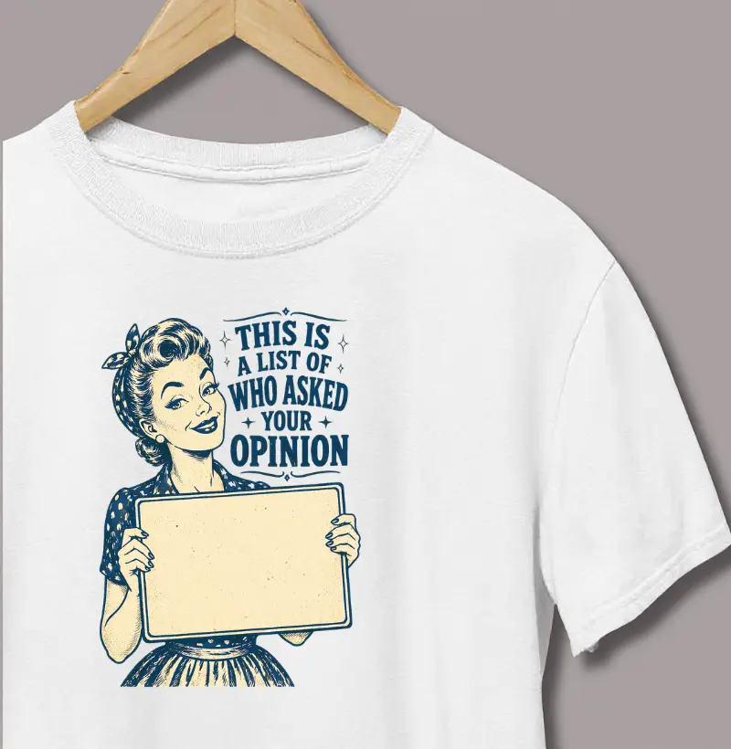 This is a List of Who Asked Your Opinion