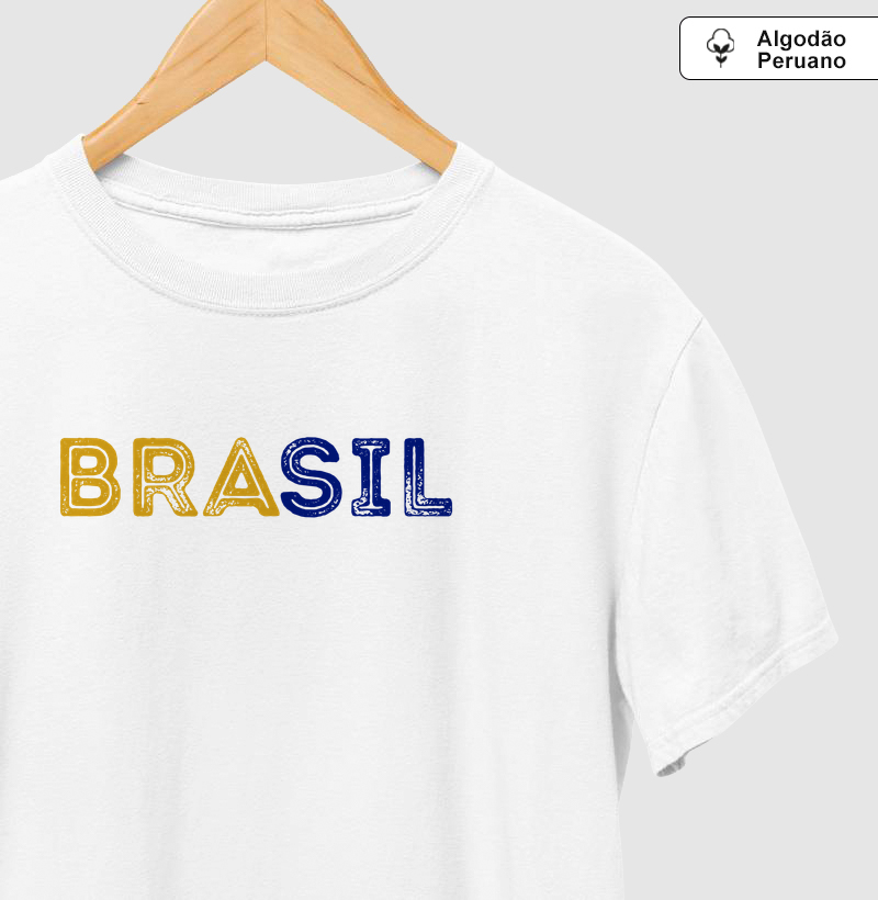 Camiseta Algodão Peruano Brasil