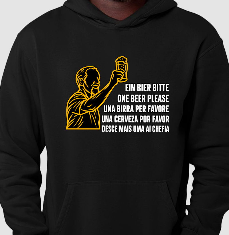 Moletom Cerveja Idiomas
