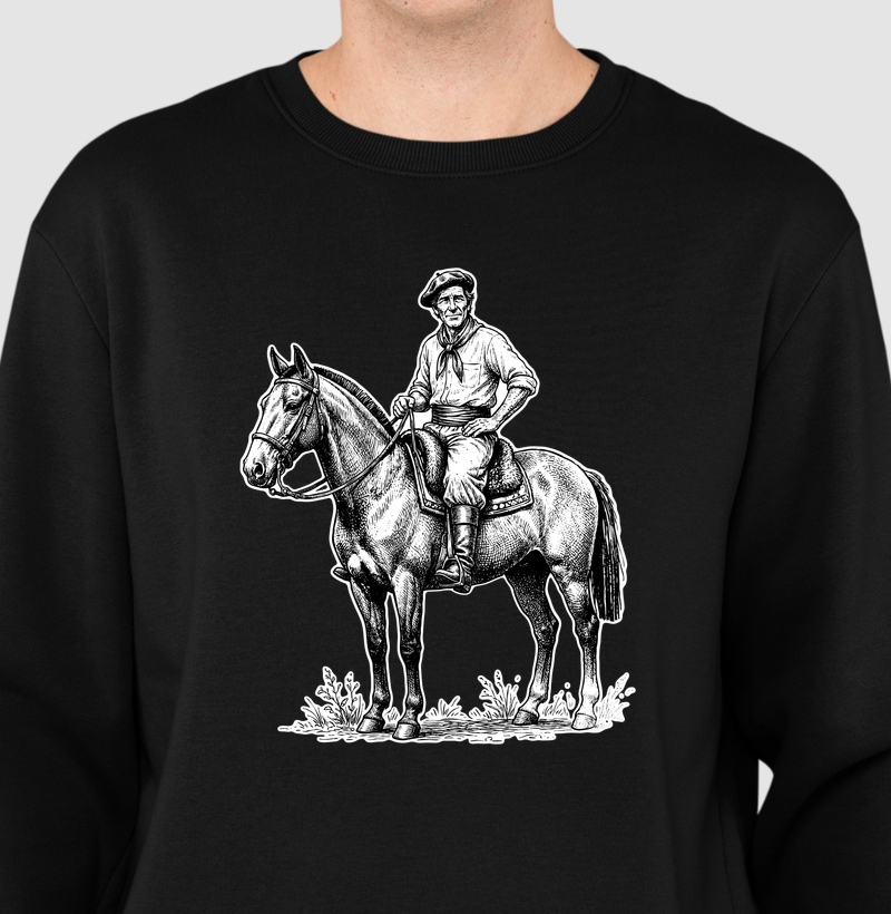 Camiseta Gaúcho a Cavalo - Identidade de Campo