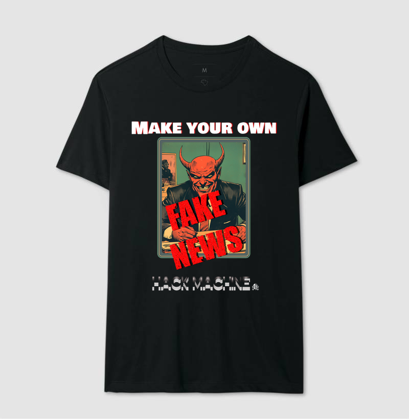 Camiseta Make Your Own Fake News – Devil Edition