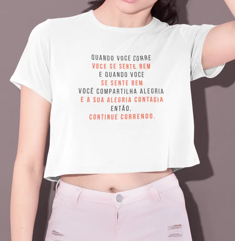 Compartilhe alegria correndo