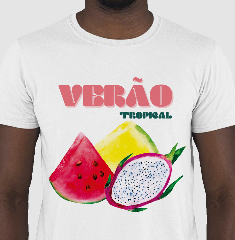 Camiseta - Verão Tropical (Melancia) 