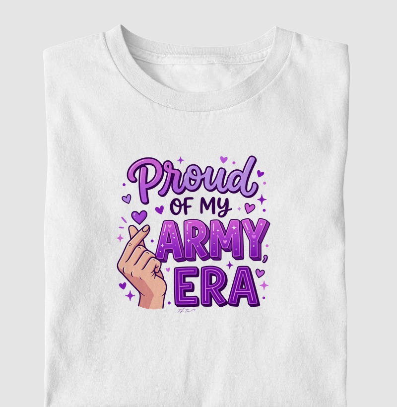 Pround of my ARMY era - Camiseta Infantil