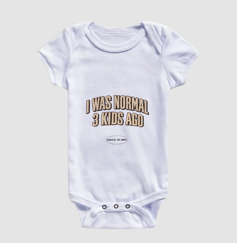 Body Infantil Basketball I was normal 3 kids ago