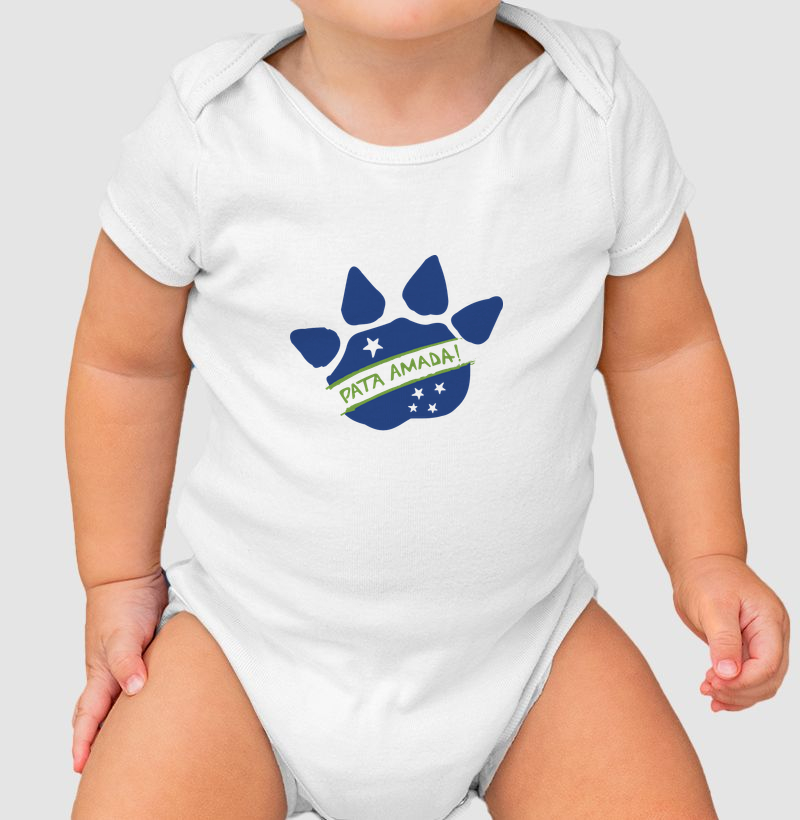 Body Infantil Camaleão - Pata Amada Brasil