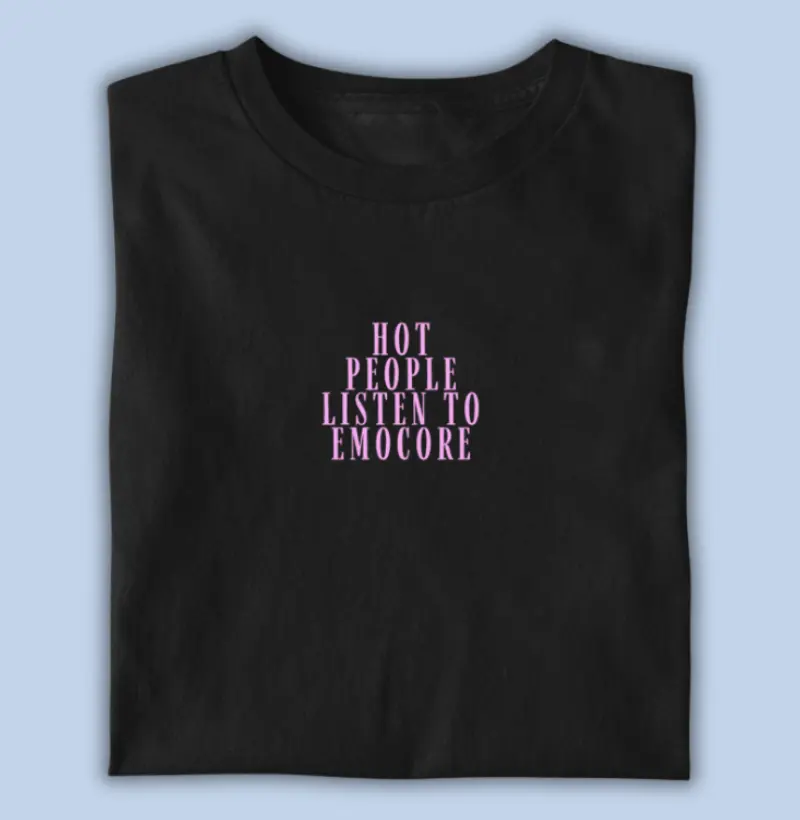 hot people listen to emocore