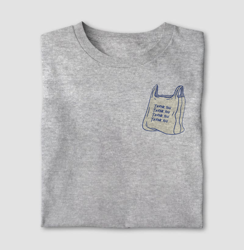 Camiseta Mini Bag Thank You Blue