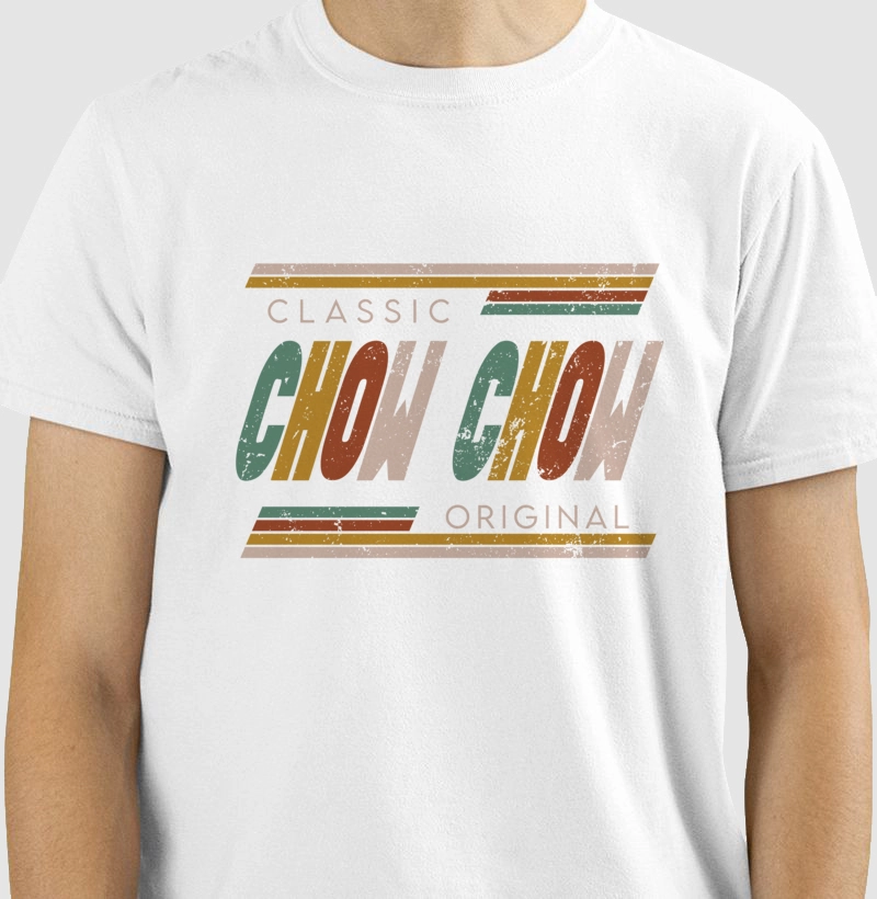 Camiseta Chow Chow Vintage