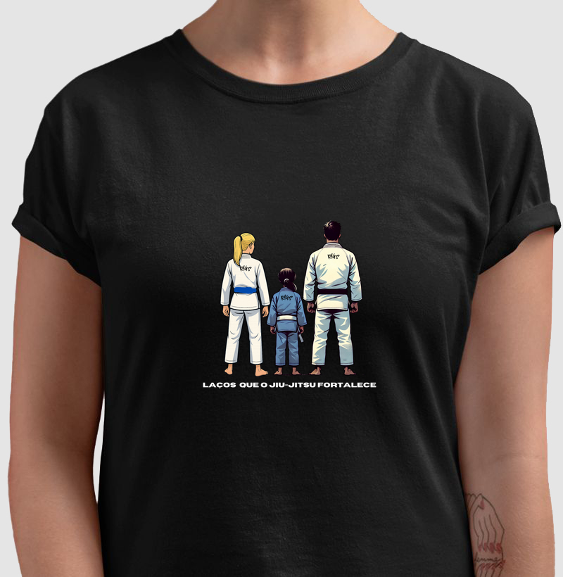Laços  que o Jiu-Jitsu fortalece, Pai, Mãe Filha