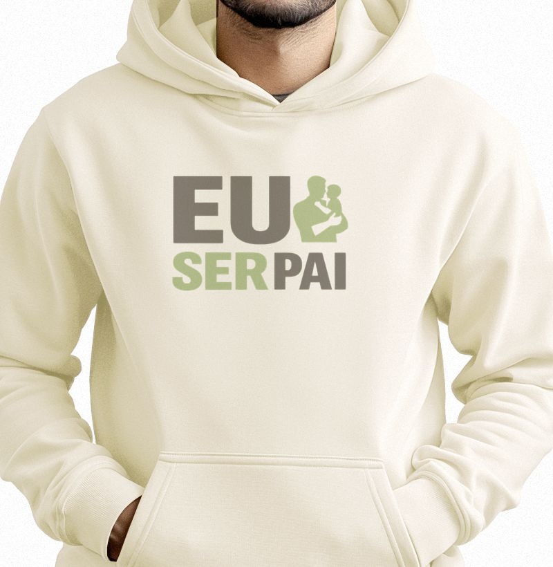 Eu Amo Ser Pai Hoodie Slim - Pra quem faz da paternidade sua maior missão e sua maior alegria