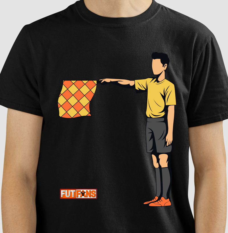Impedimento! Camiseta Exclusiva Bandeirinha em Ação