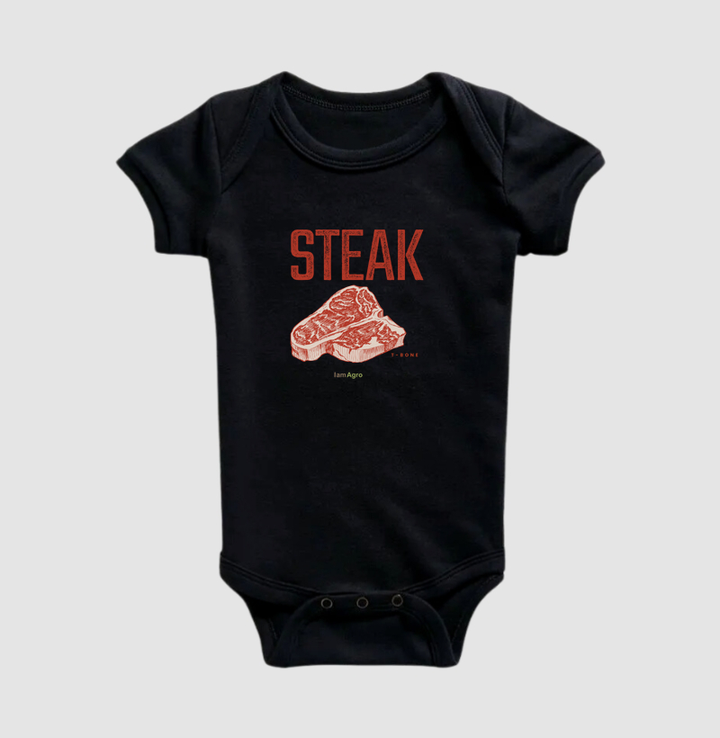 Body Infantil  T-Bone  Agro