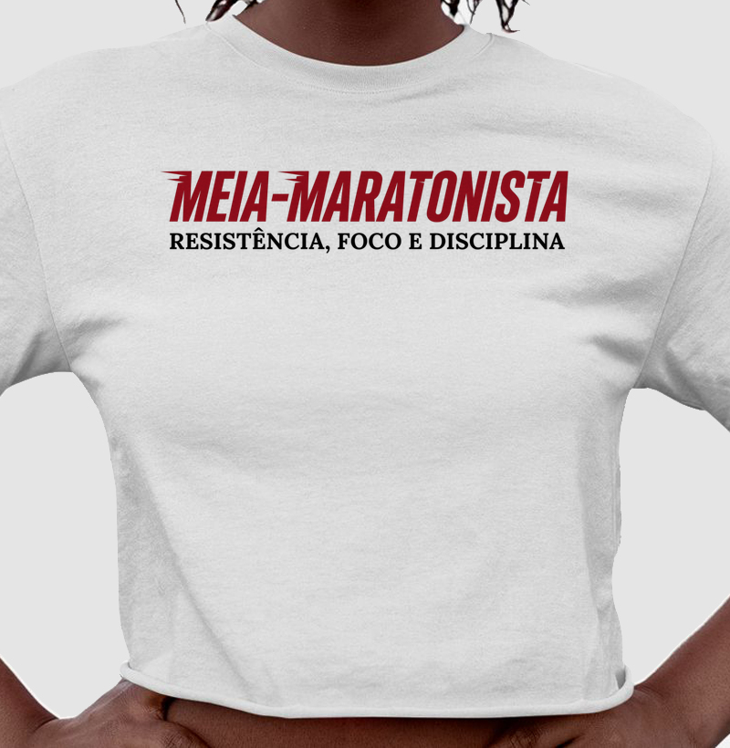Cropped Meia Maratonista