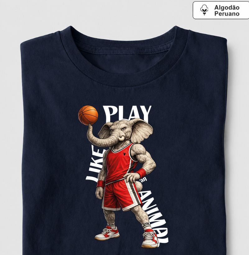 Camiseta Elefante Atleta - Play Like an Animal