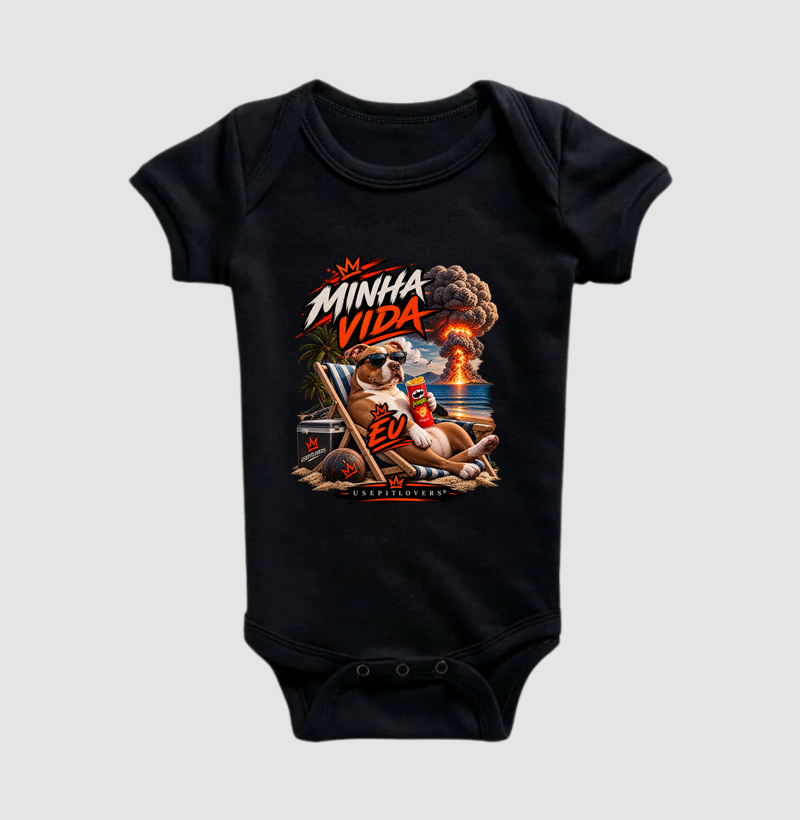 MINHA VIDA E EU - Body Infantil