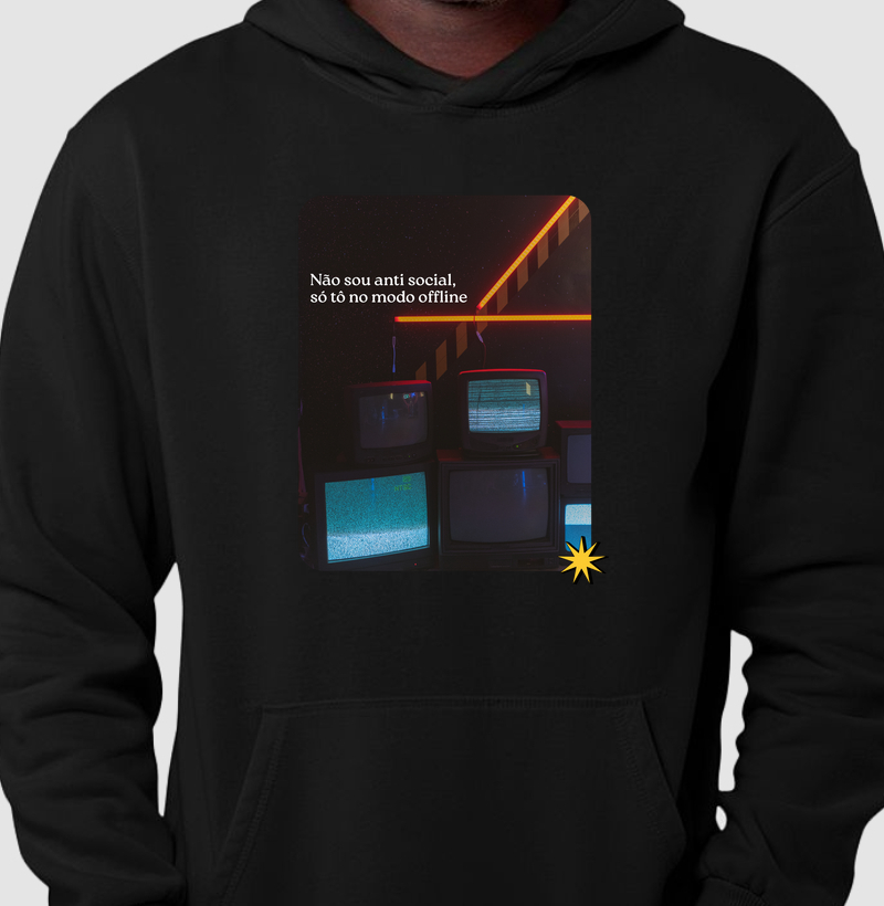 Não sou anti social, só tô no modo offline